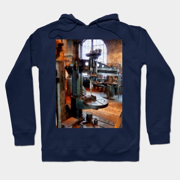 Building Trades - Drill Press Near Window Hoodie by SusanSavad